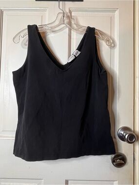 White Stag Black V-Neck Sleeveless Tank